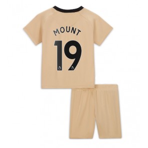 Chelsea Mason Mount #19 babykläder Tredje Tröja barn 2022-23 Korta ärmar (+ Korta byxor)